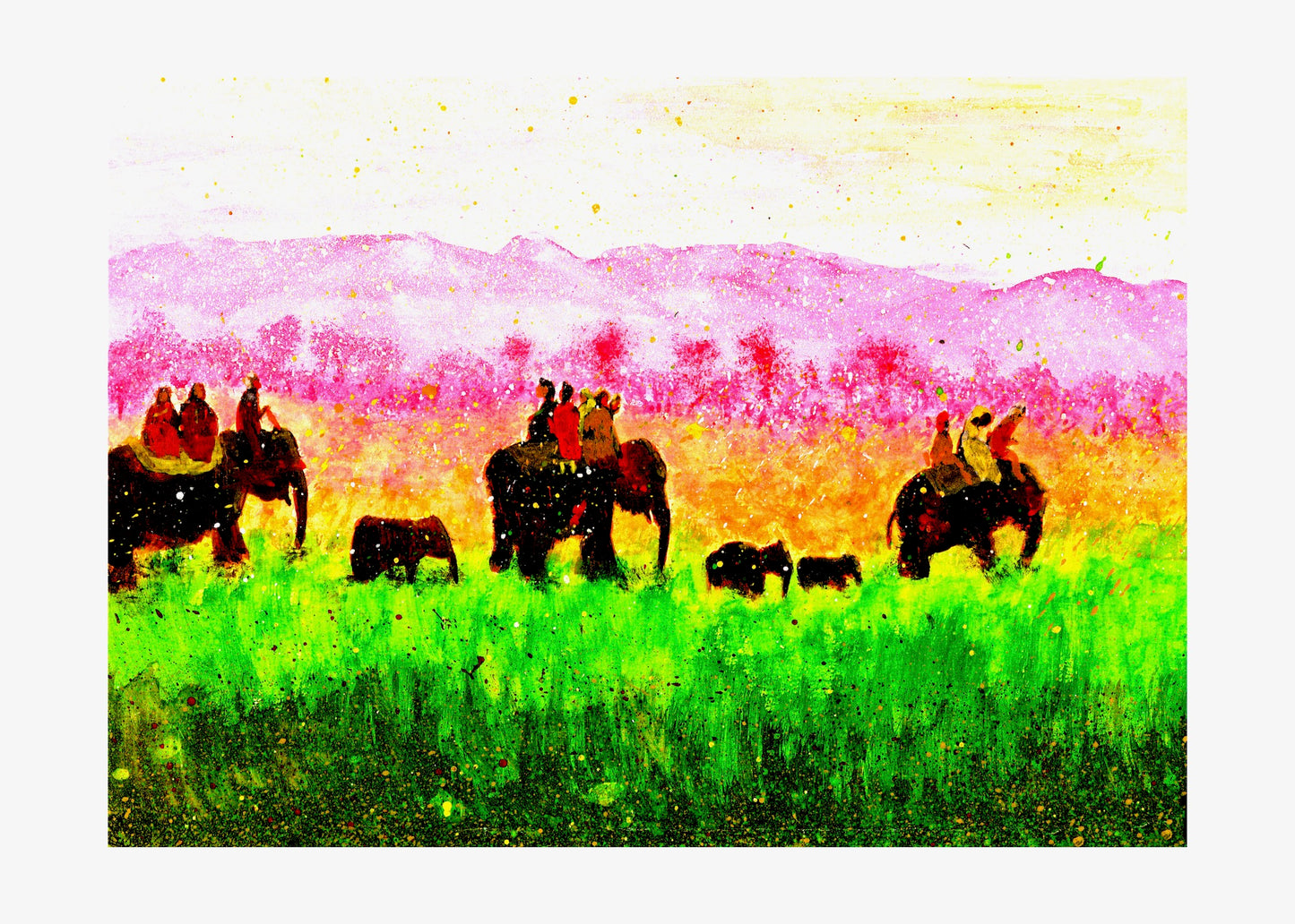 Indian Plain Signed Print (various sizes)