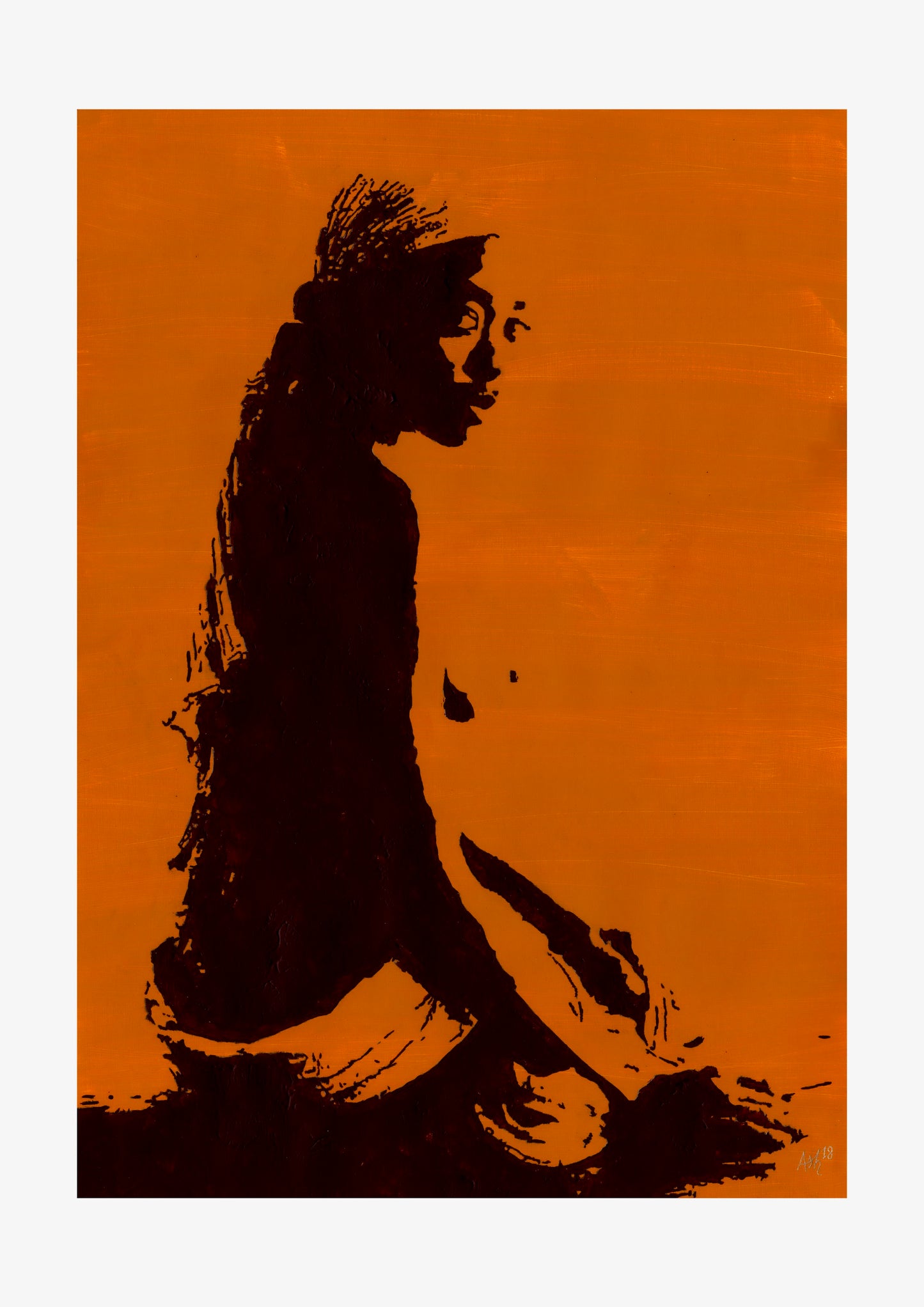 Umber Draped Signed Print (various sizes)