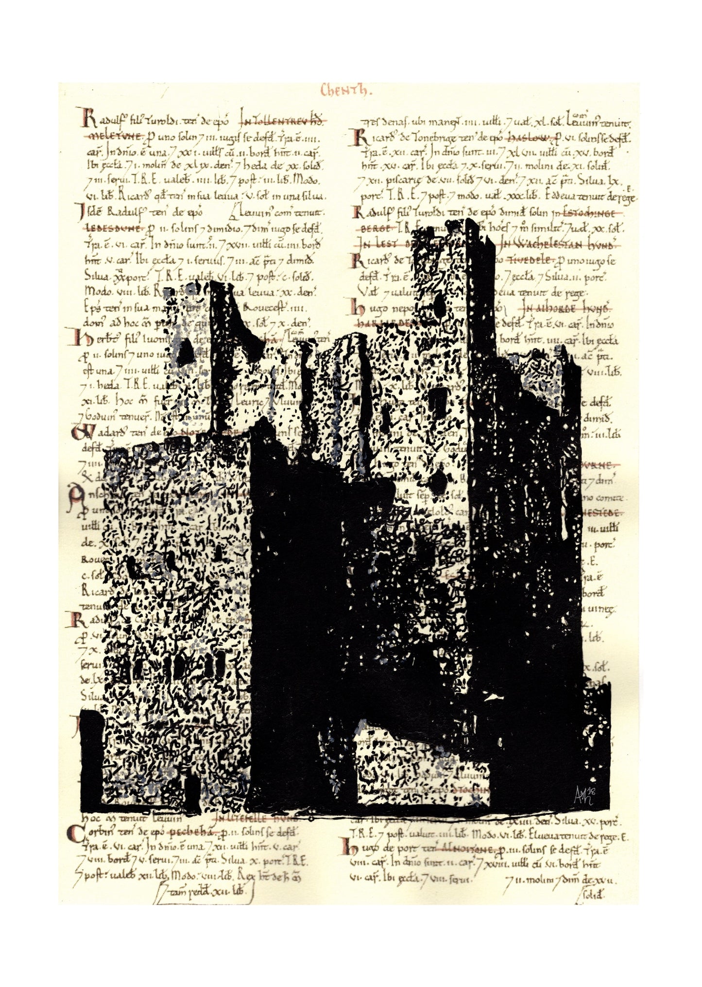 Rochester Castle Signed Print (various sizes)
