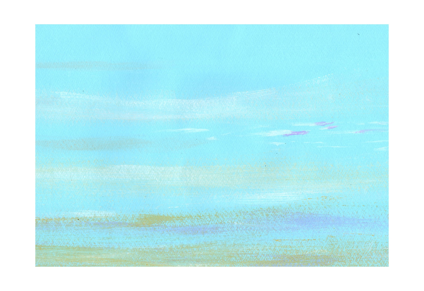 Calm Abstract Signed Print