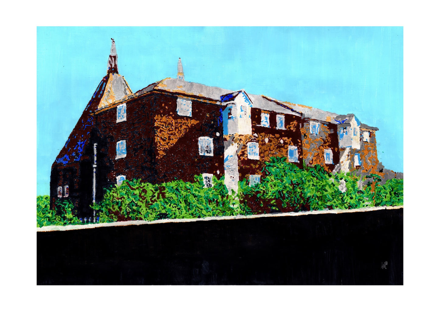The Oast Community Centre Rainham Signed Print