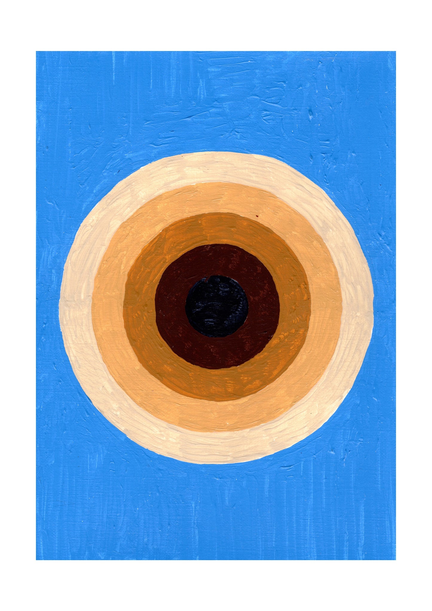 Abstract Circles I Signed Print