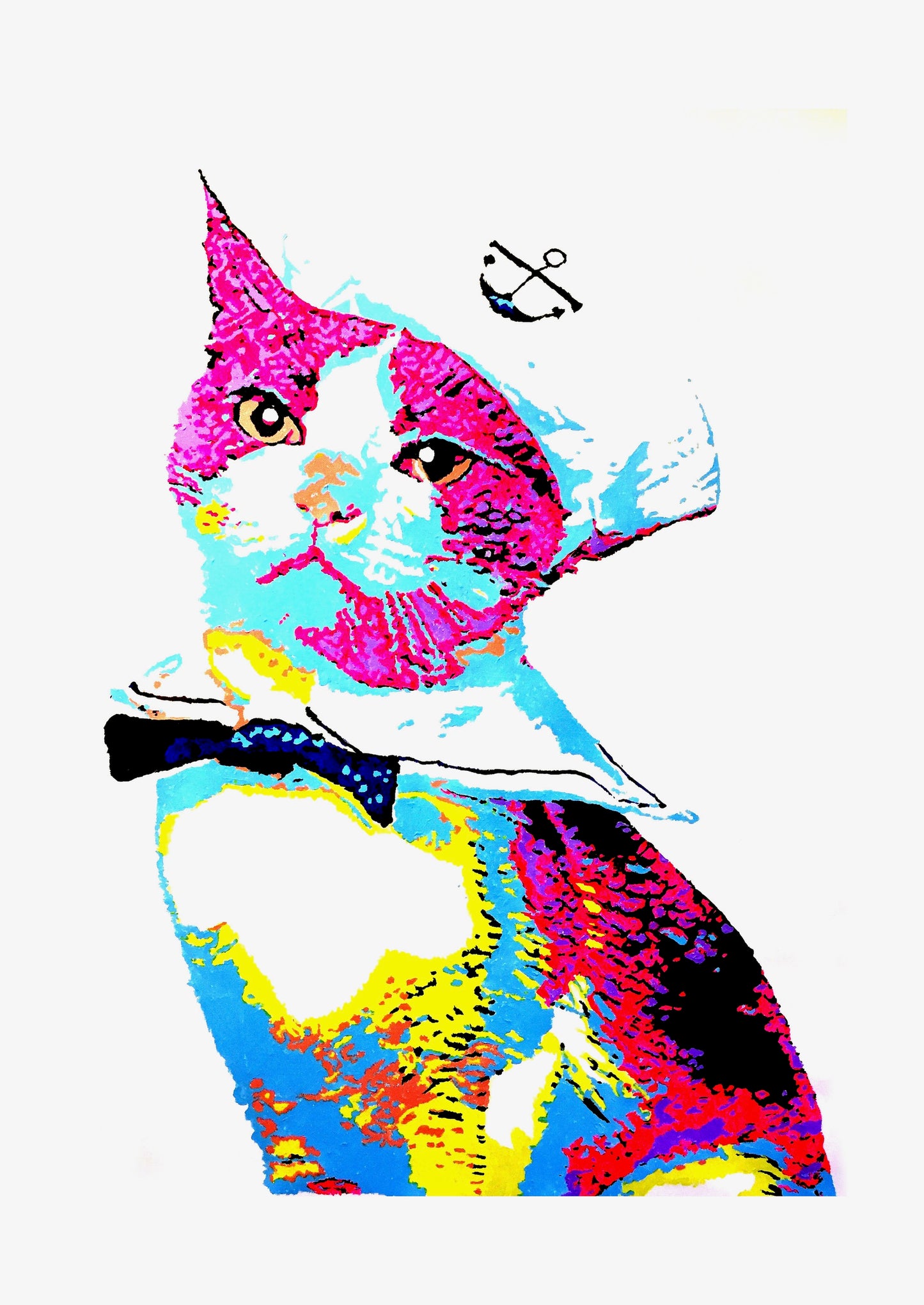 Sailor Cat Signed Print
