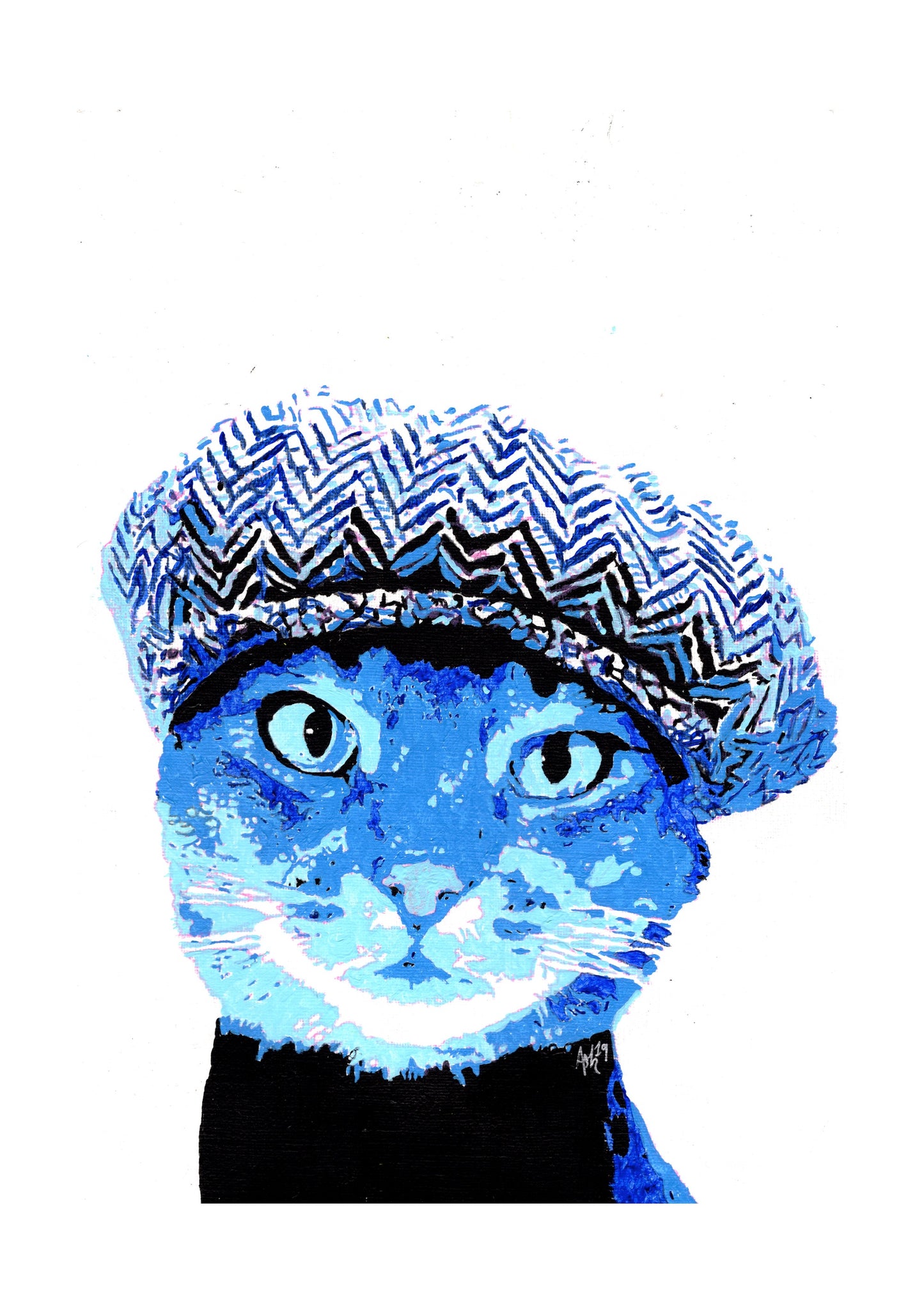 Cat In Hat Signed Print (various sizes)