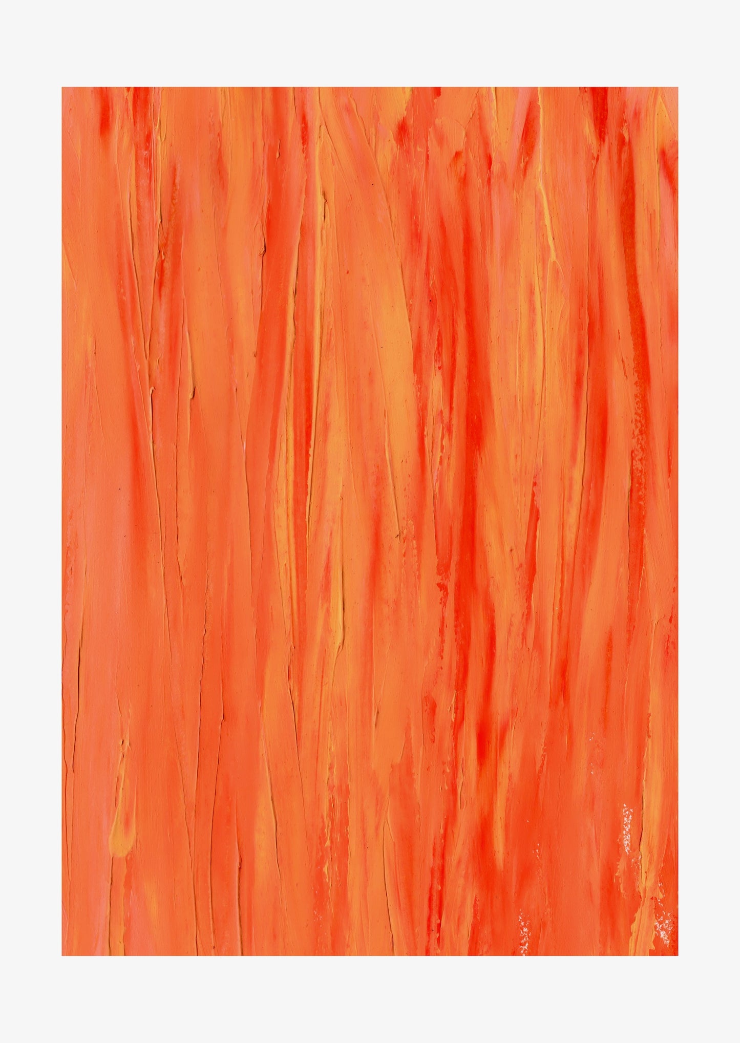 La pluie d'automne Abstract Signed Print