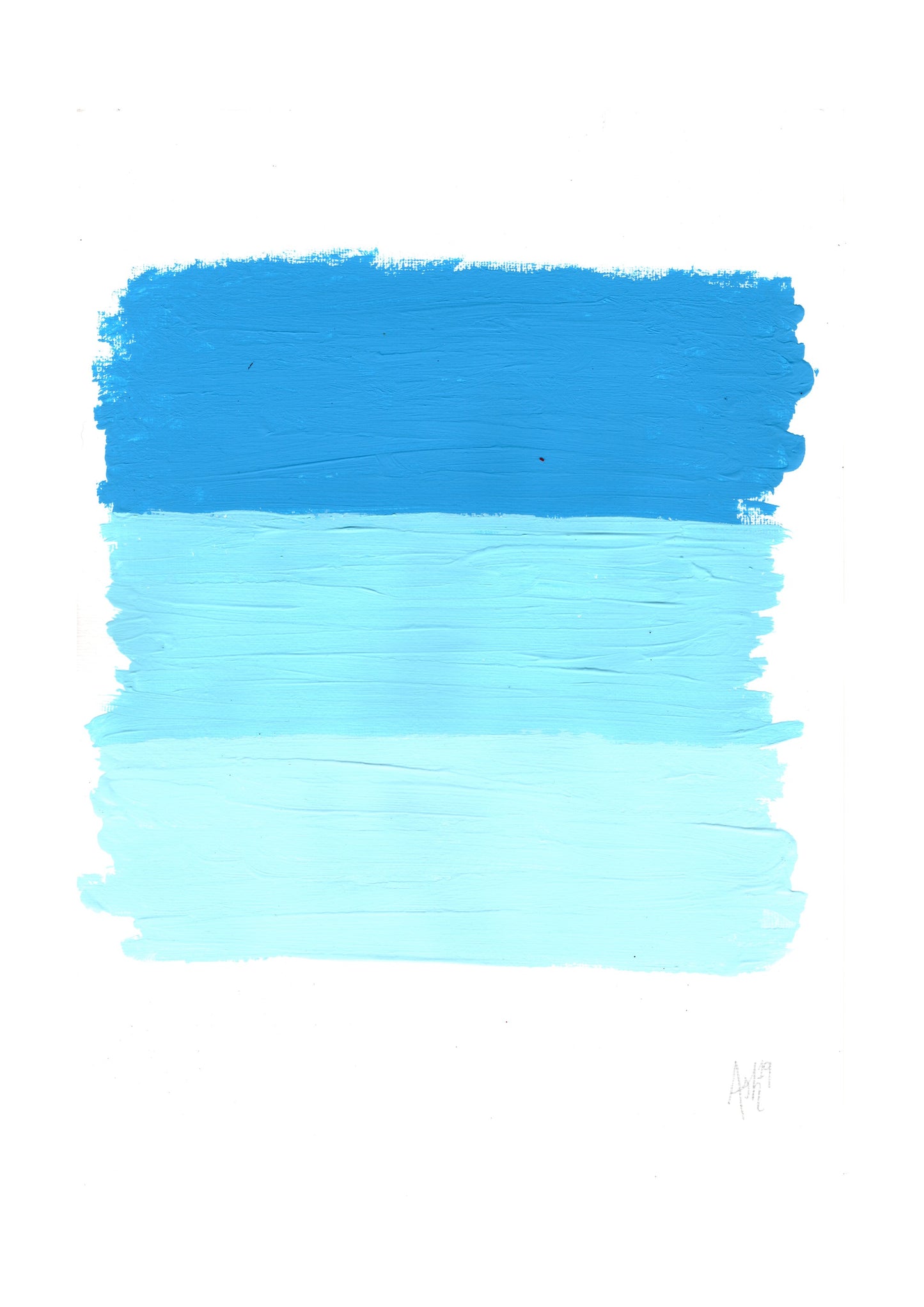 Storm II Abstract Signed Print
