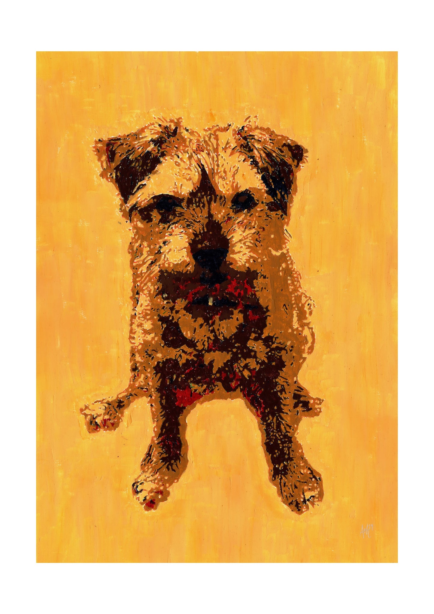 Holly Dog Signed Print (various sizes)
