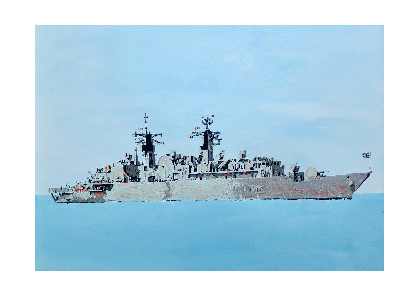 HMS Chatham Ship Signed Print (various sizes)
