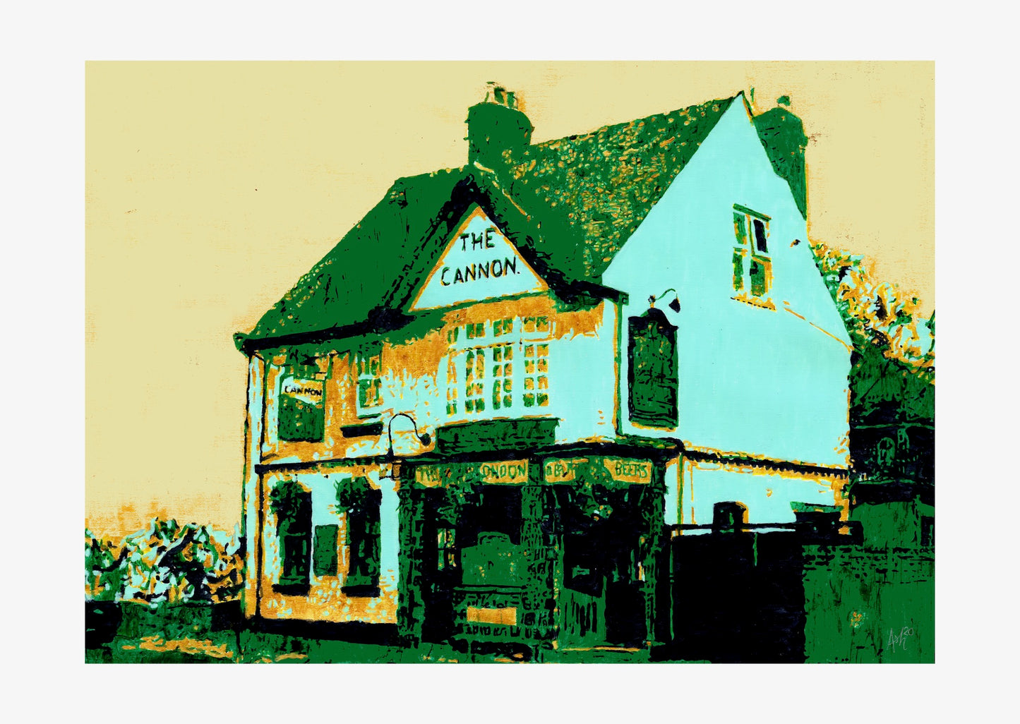 The Cannon (Brompton, Medway Pub) Signed Print