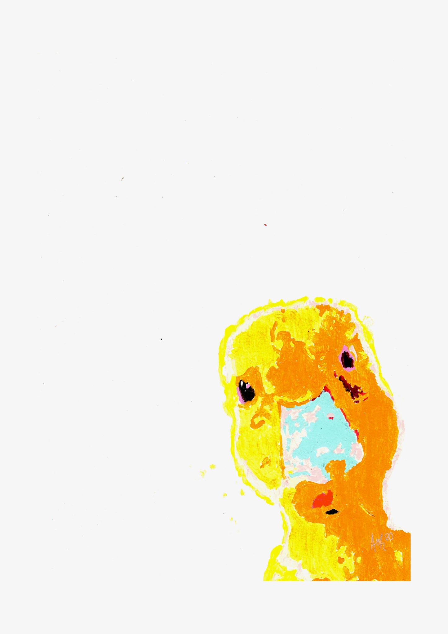 Inquisitive Duck Signed Print