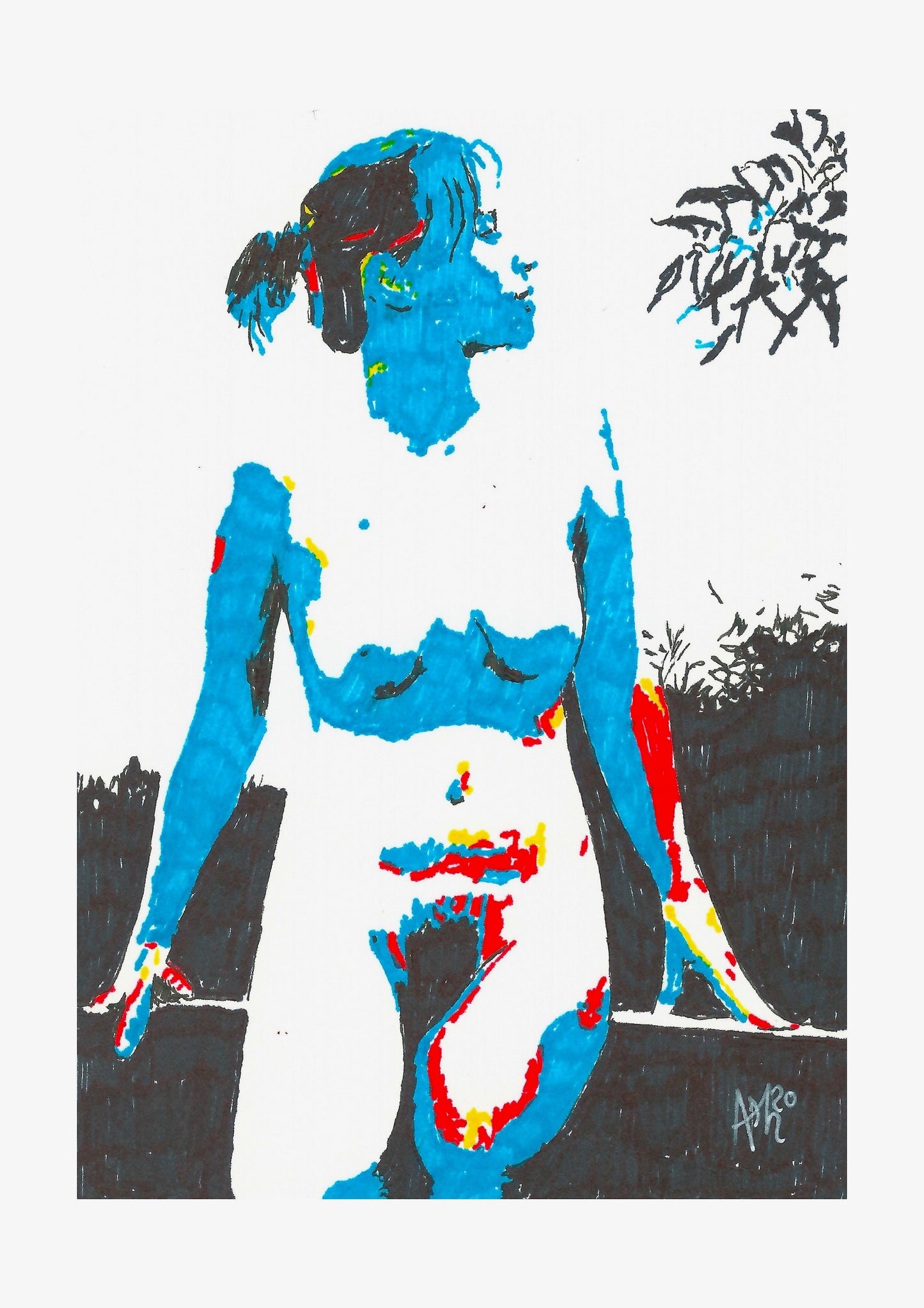 Nude XVI Signed Print