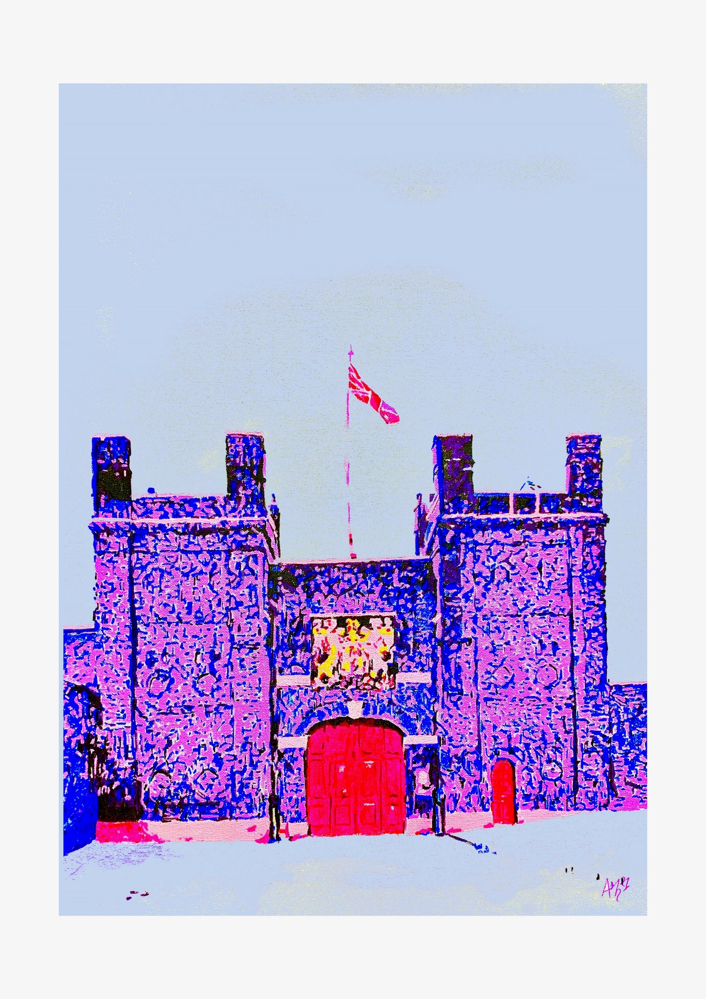 Chatham Dockyard Main Gate Signed Print