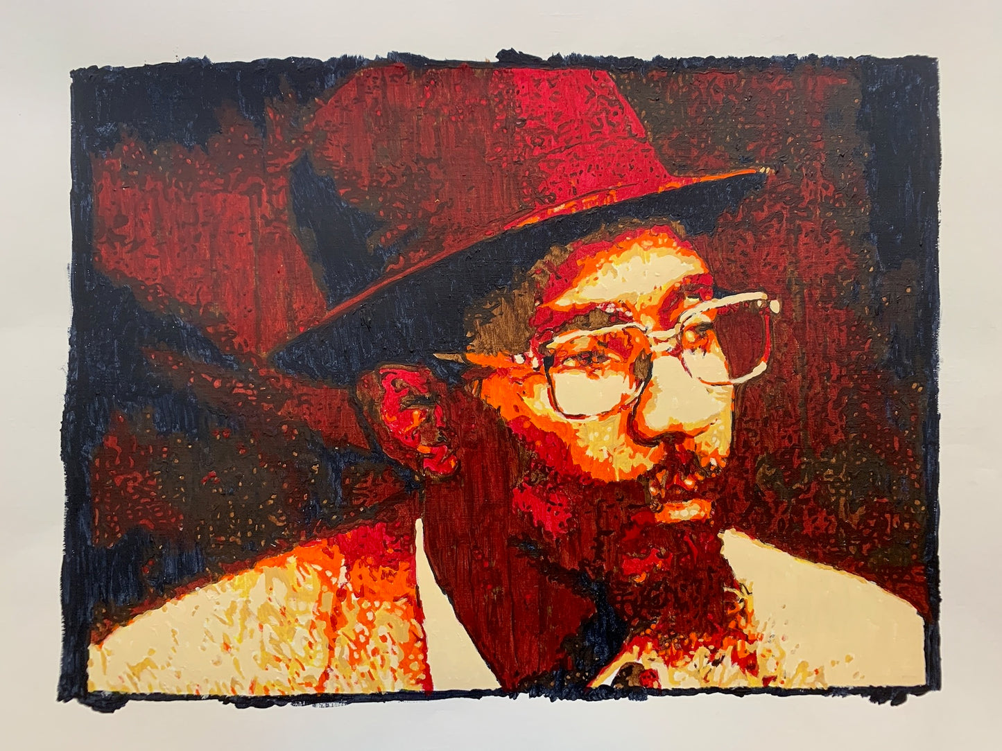 Original Painting of Linton Kwesi Johnson (unframed)