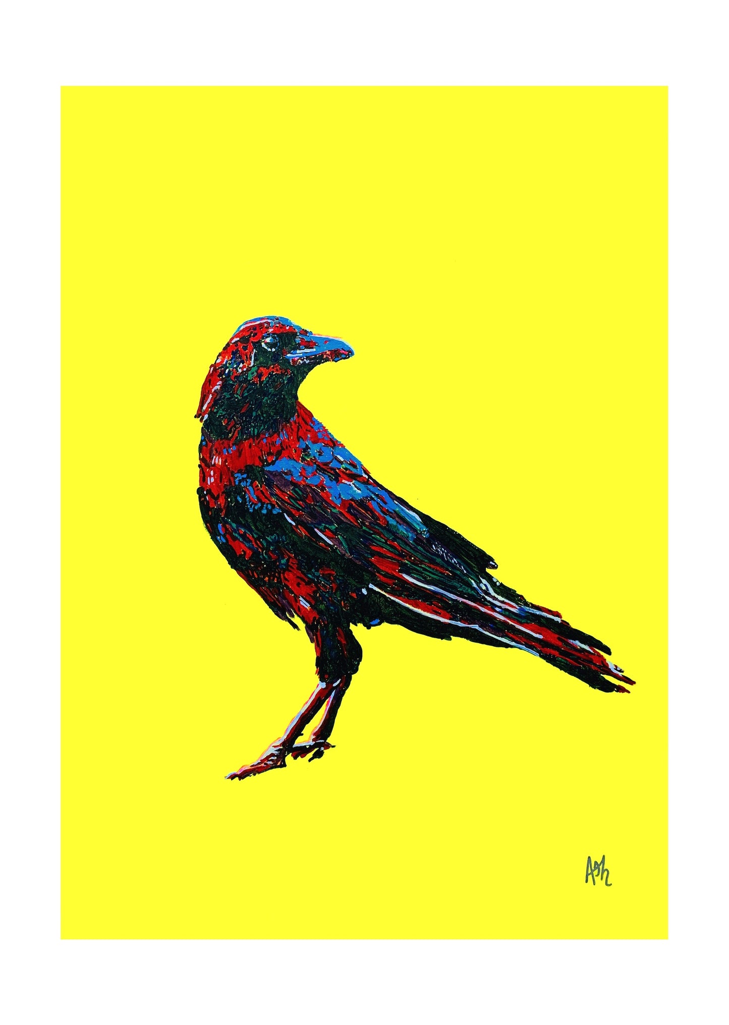 Crow Signed Print