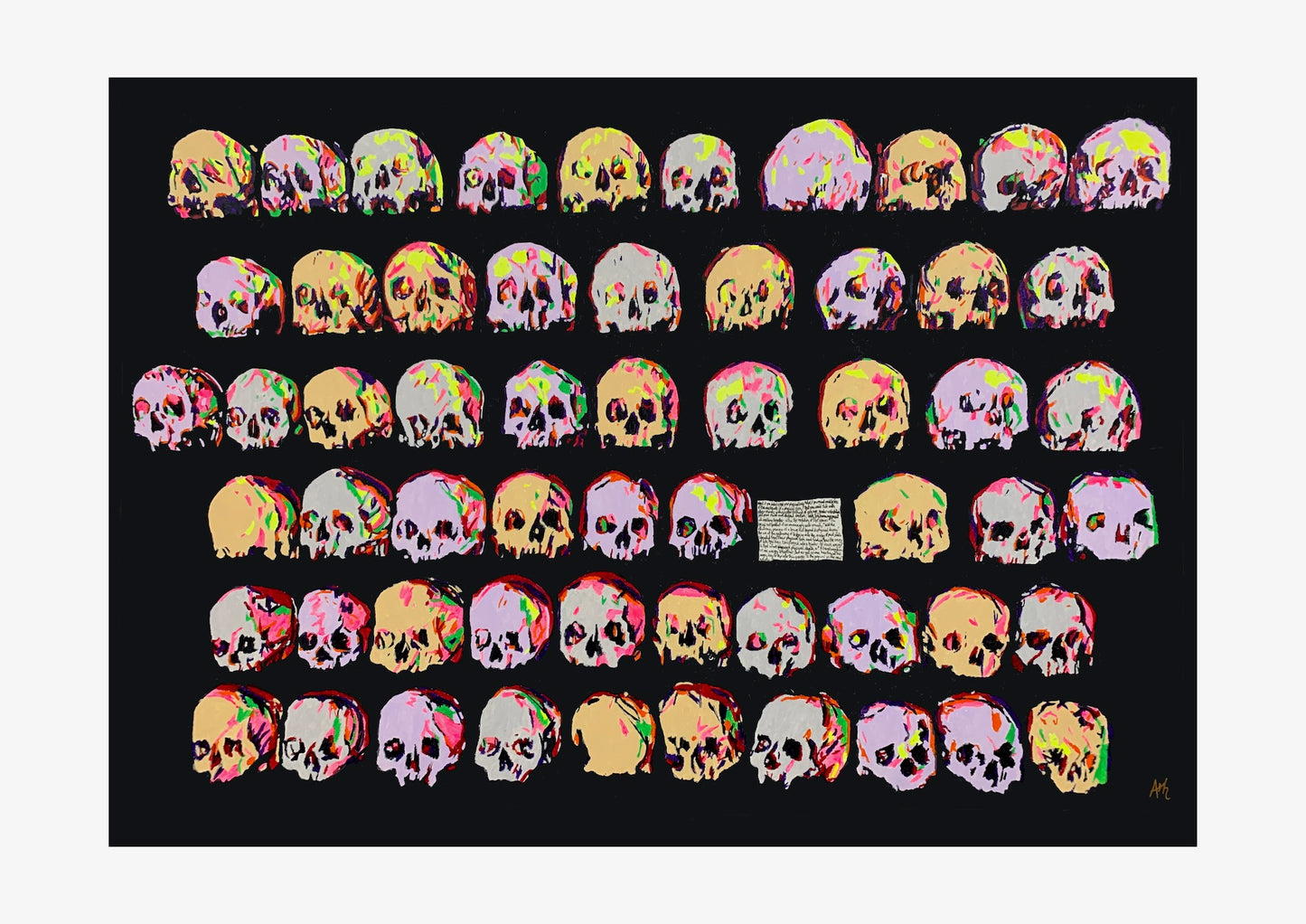 Candy Skulls Ossuary Signed Print (various sizes)