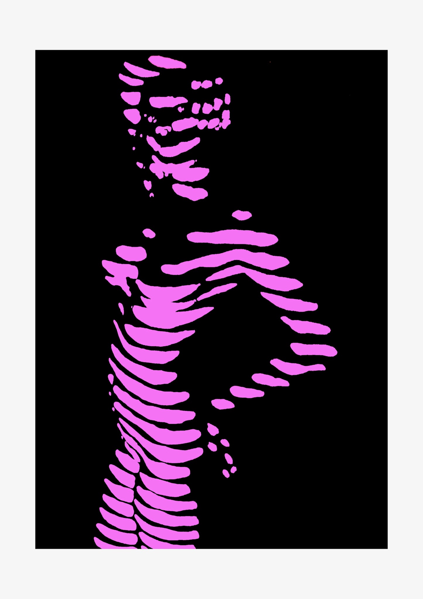 Neon Pink Nude Signed Print (various sizes)