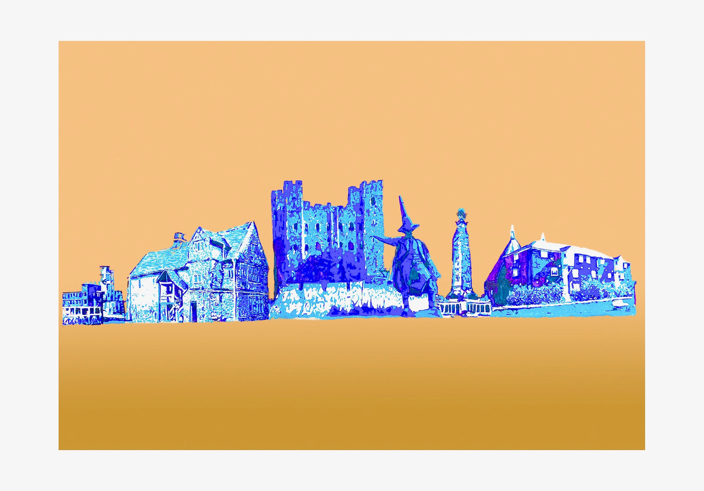 Medway Landmarks Signed Print (various sizes)