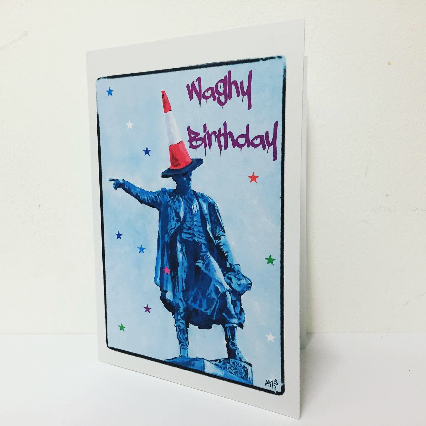 Medway Waghorn Birthday Card: 13 x 18cm