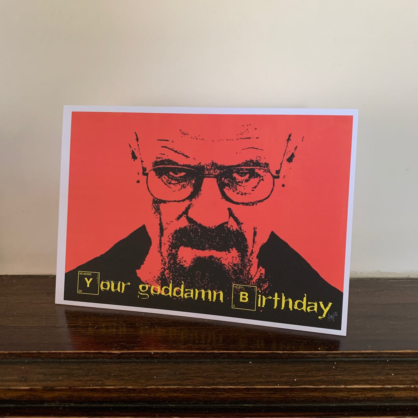 Breaking Bad Birthday Card: 13 x 18cm