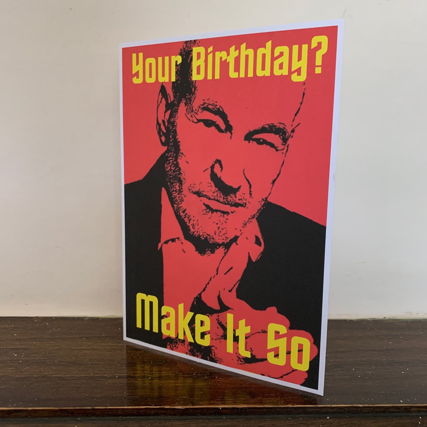 Picard Make It So Birthday Card: 13 x 18cm
