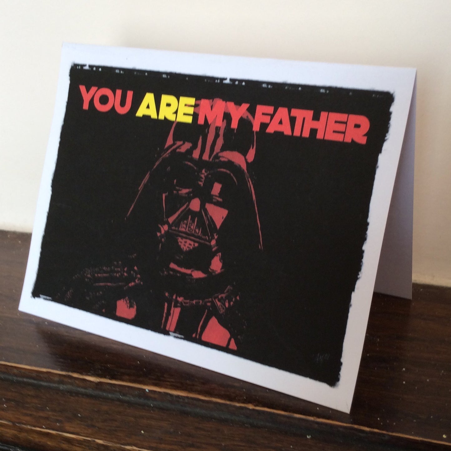 Father's Day Darth Vader Card: 13 x 18cm