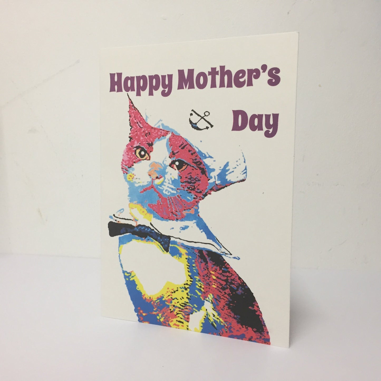 Mother's Day Sailor Cat: 13 x 18cm