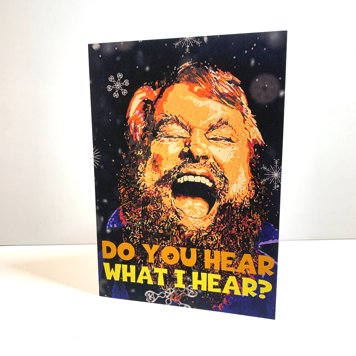 Brian Blessed Christmas Card: 13 x 18cm