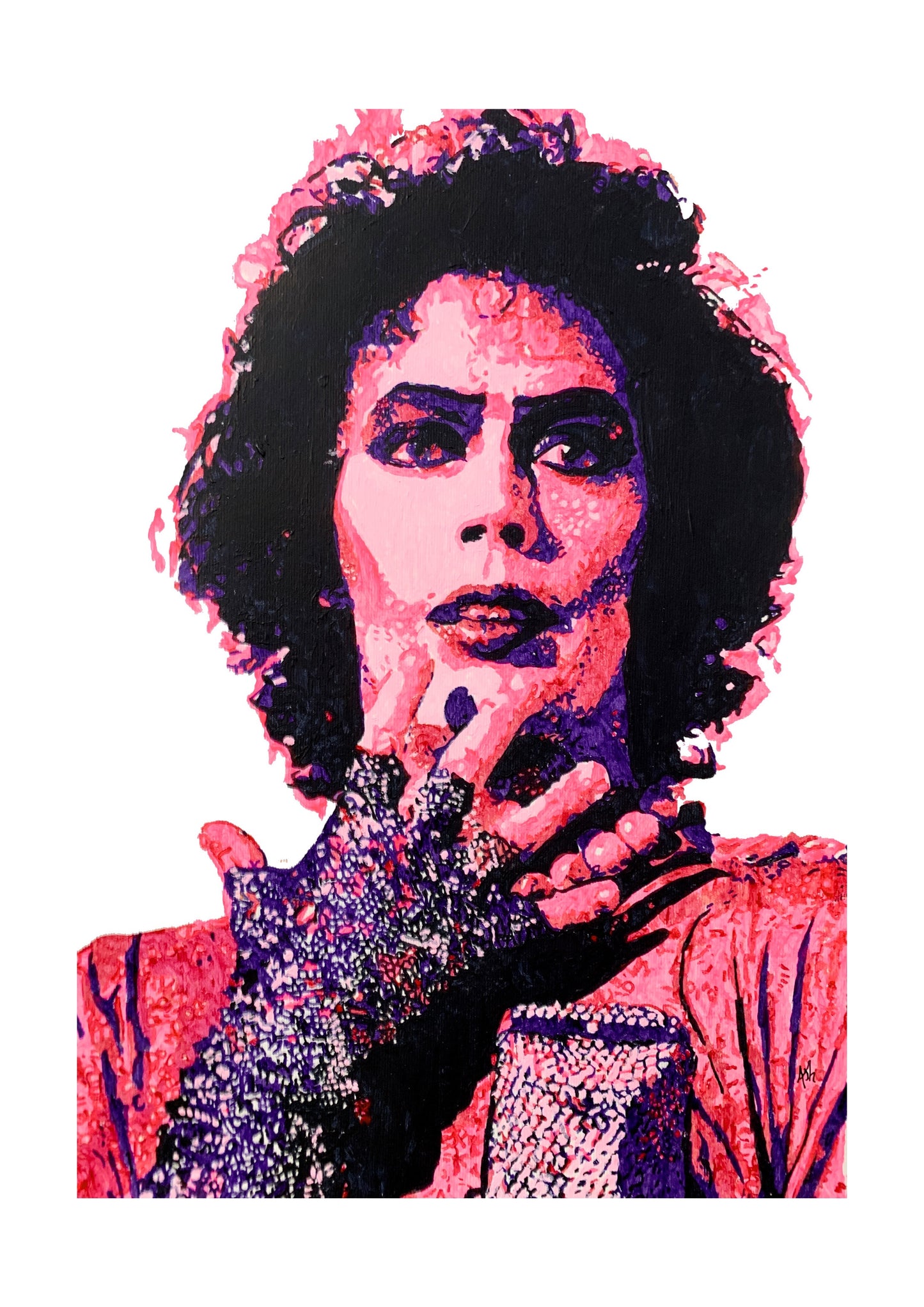 Frank N Furter Rocky Horror Tim Curry Signed Print