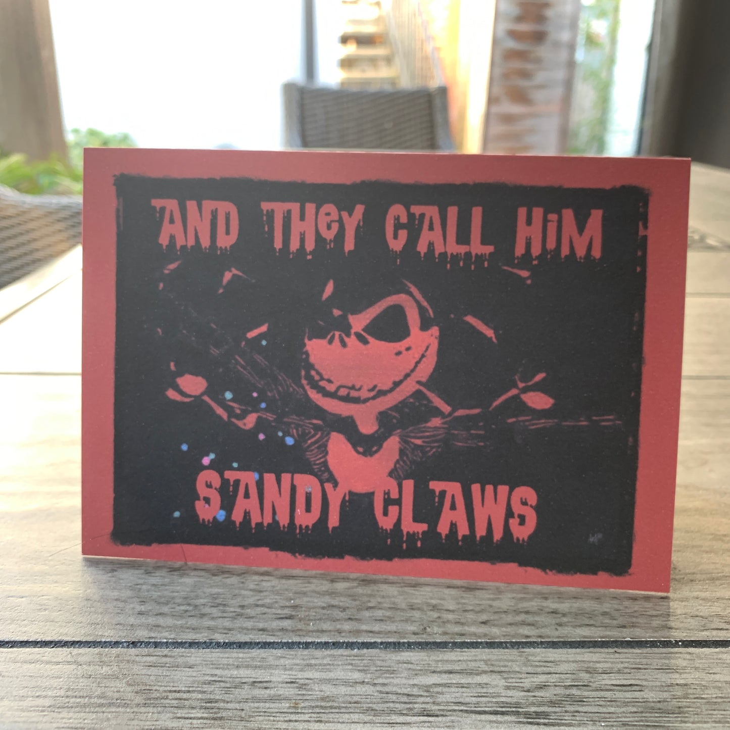 Jack Skellington Christmas Card: 13 x 18cm