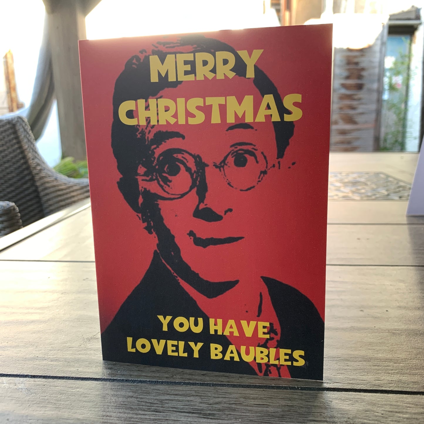 Carry On Charles Hawtrey Christmas Card: 13 x 18cm