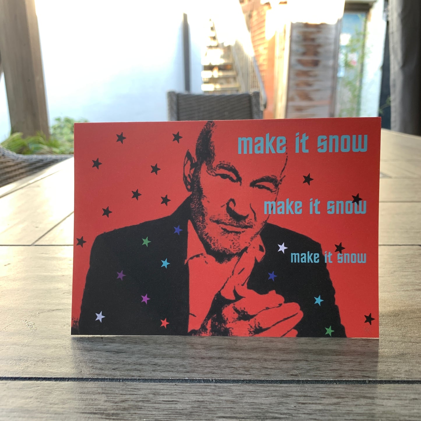 Picard Christmas Card: 13 x 18cm