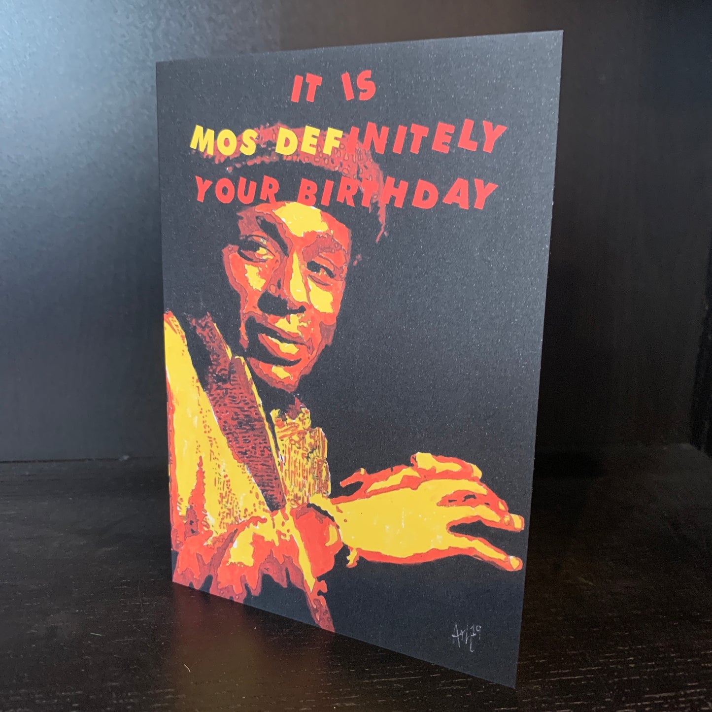 Mos Def / Yasiin Bey Birthday Card: 13 x 18cm