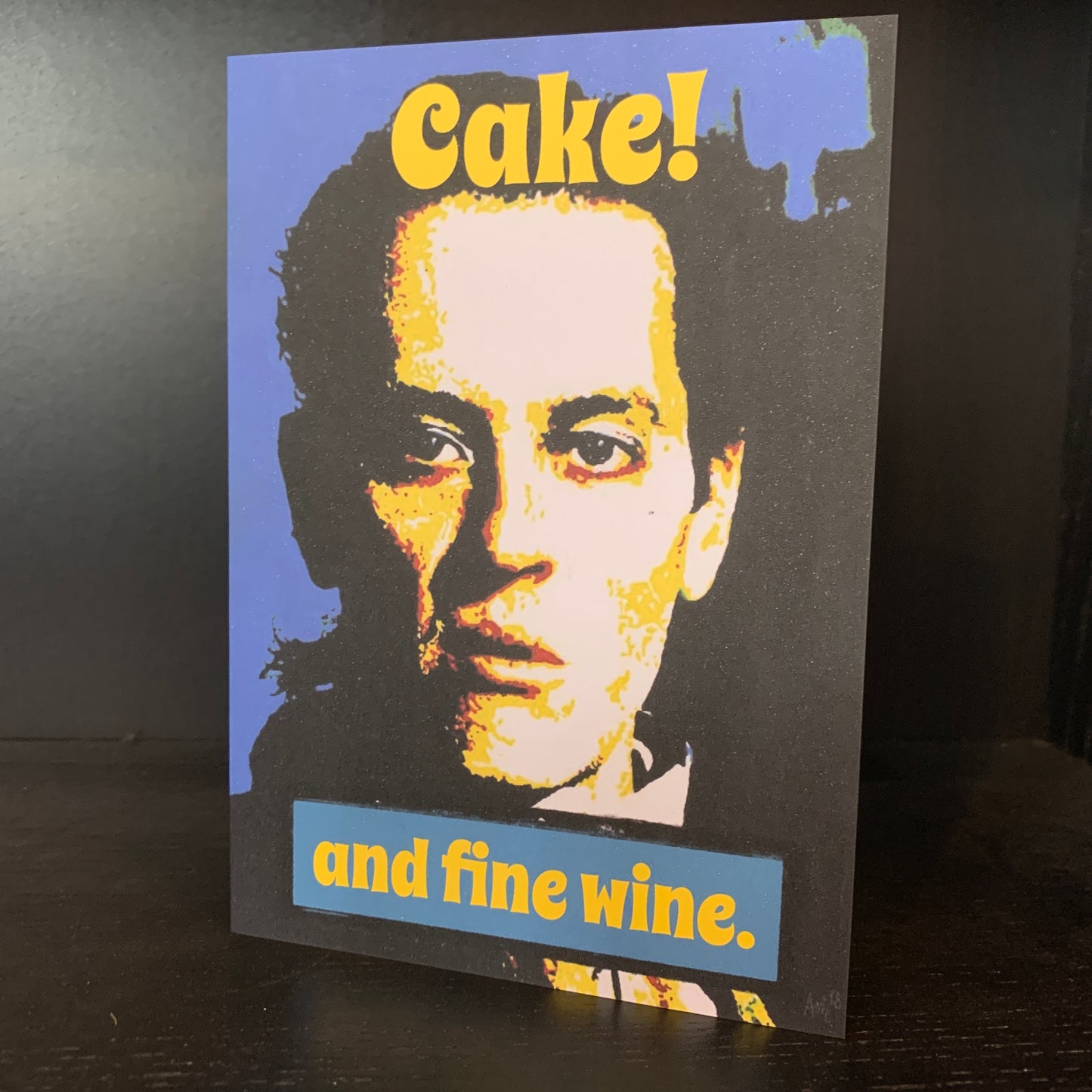 Withnail Cake Fine Wine Anniversary Romantic Birthday Card: 13 x 18cm