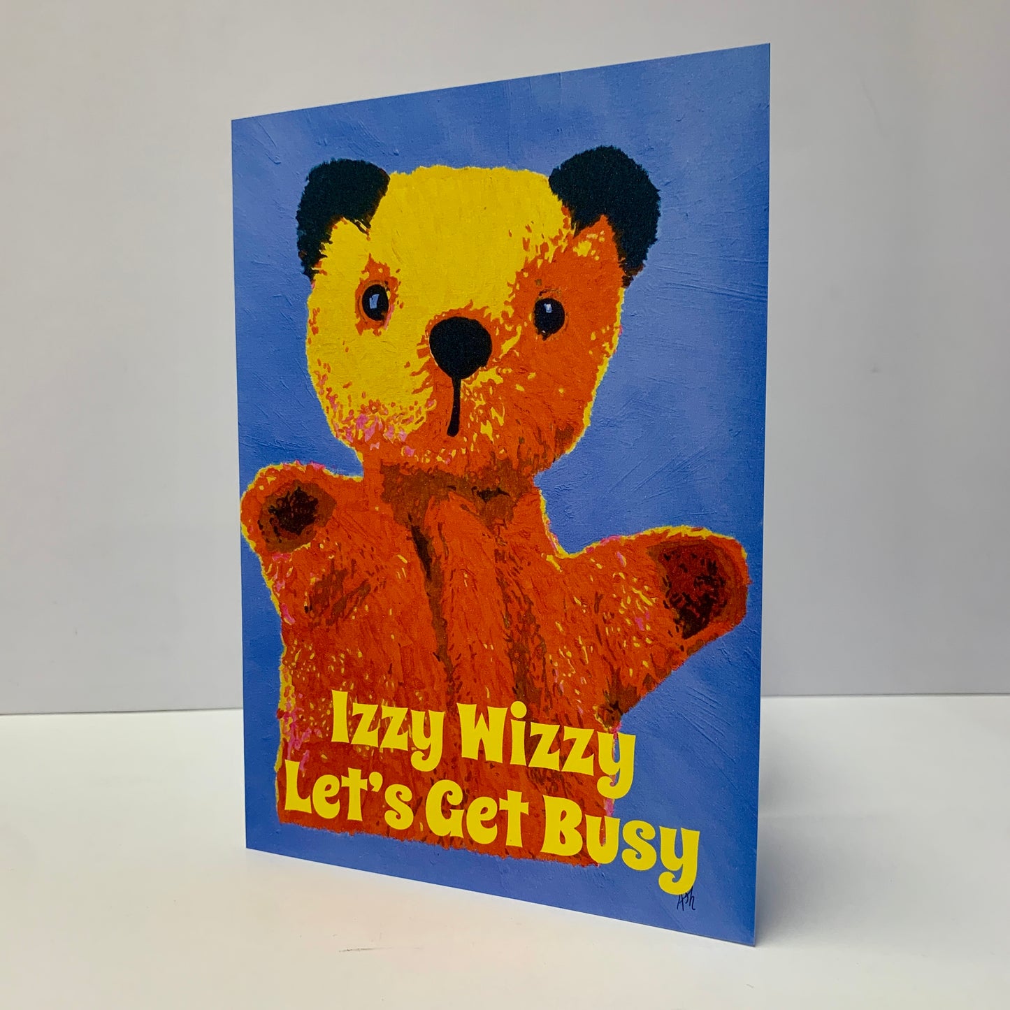 Sooty Izzy Wizzy Romantic Valentines Card: 13 x 18cm