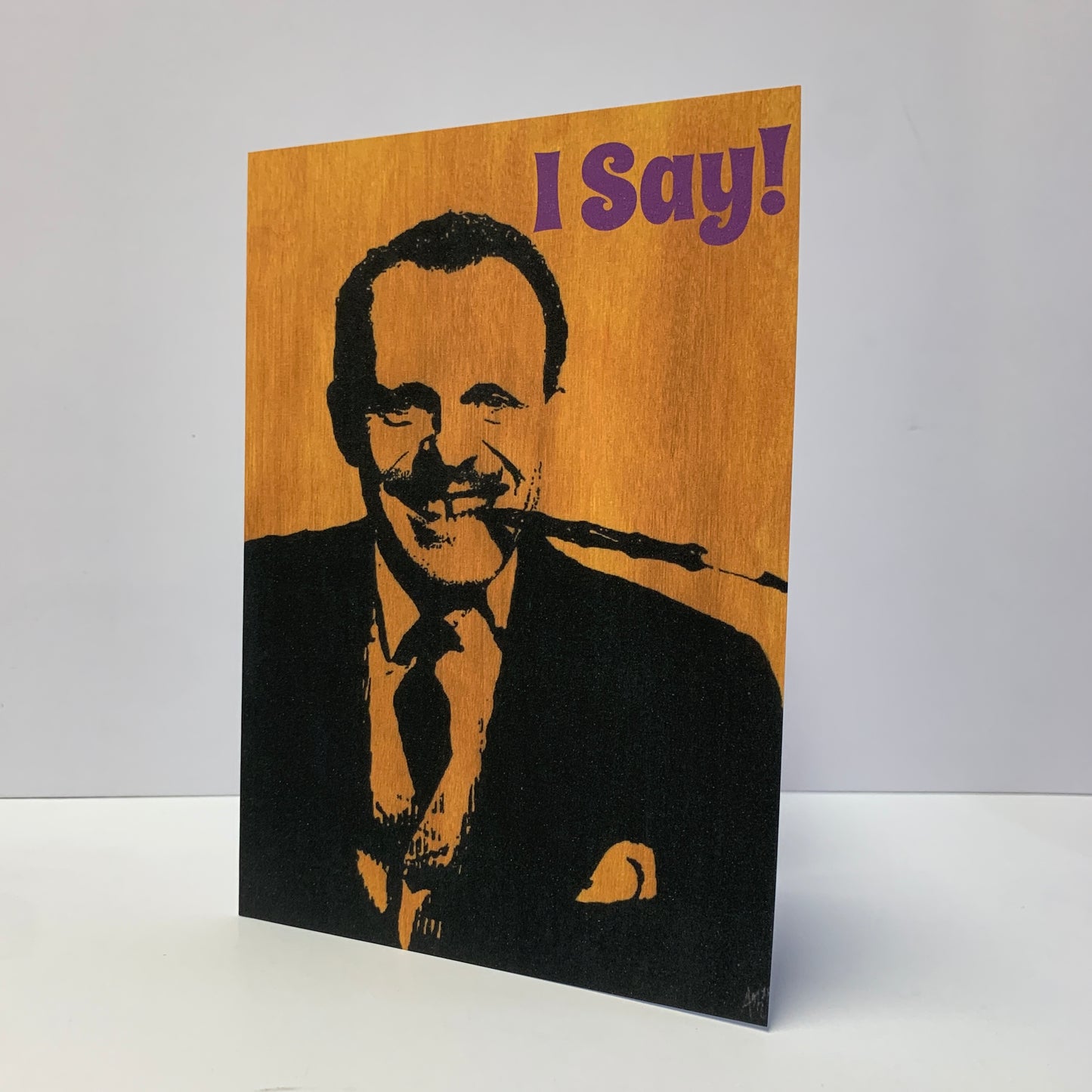 Terry Thomas I Say! Romantic Valentines Card: 13 x 18cm