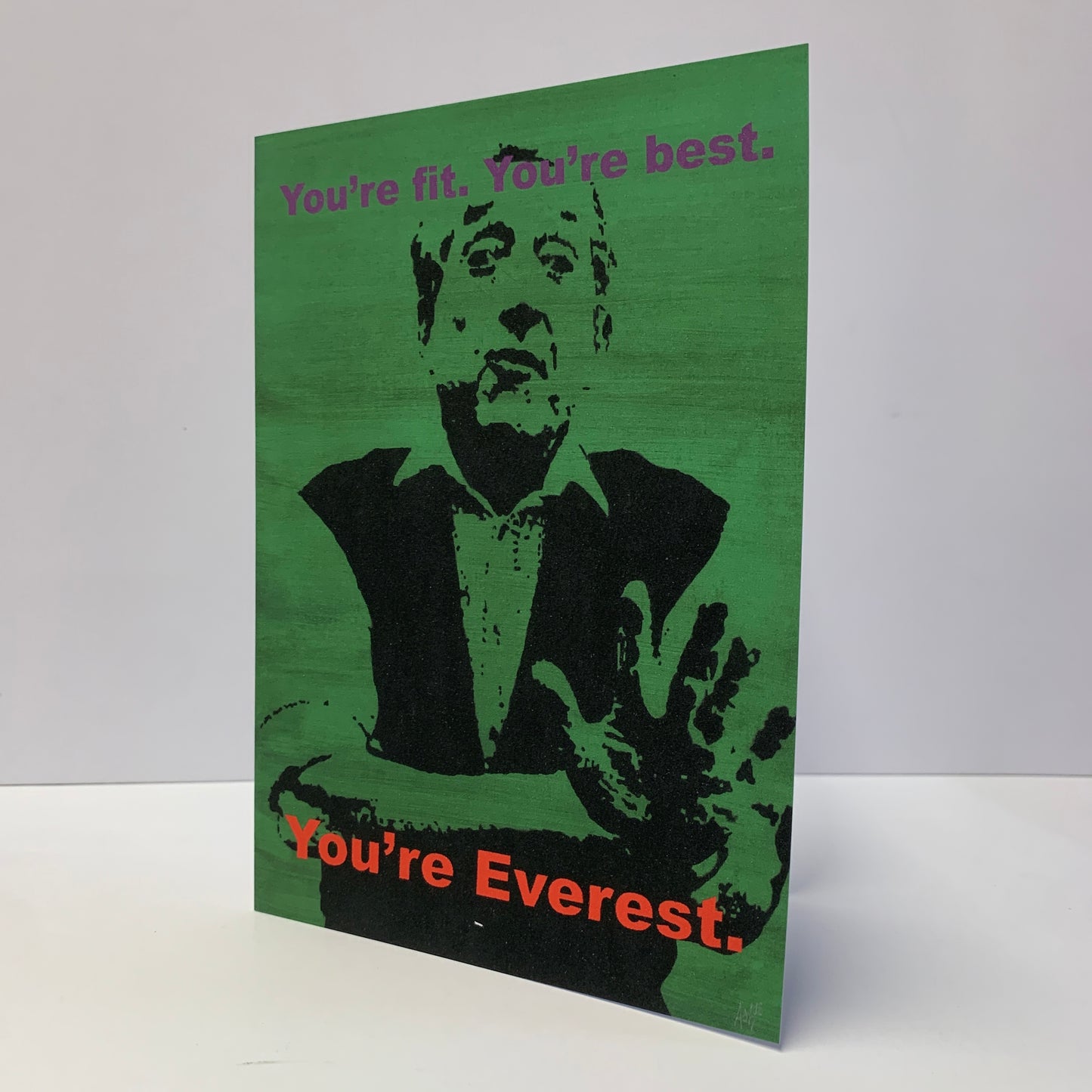 Ted Moult Everest Romantic Valentines Card: 13 x 18cm