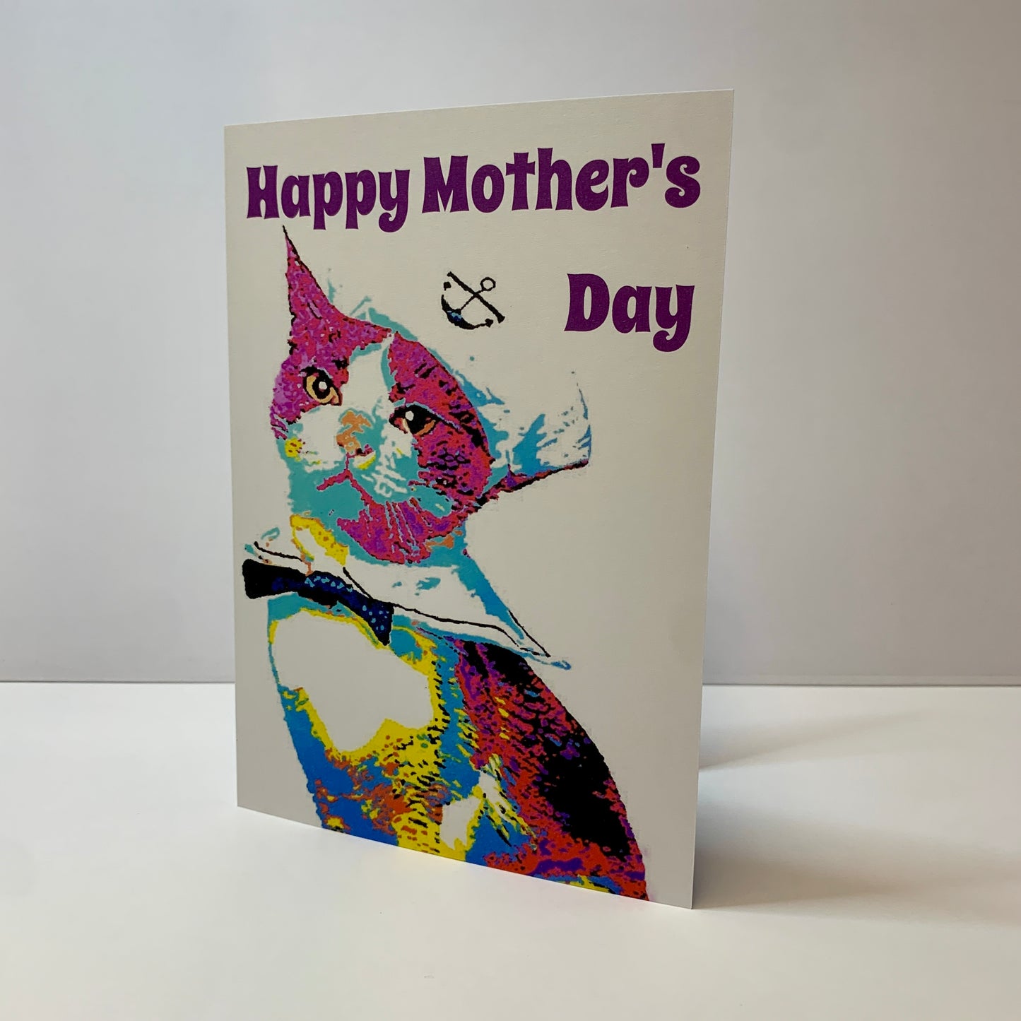 Mother's Day Sailor Cat: 13 x 18cm