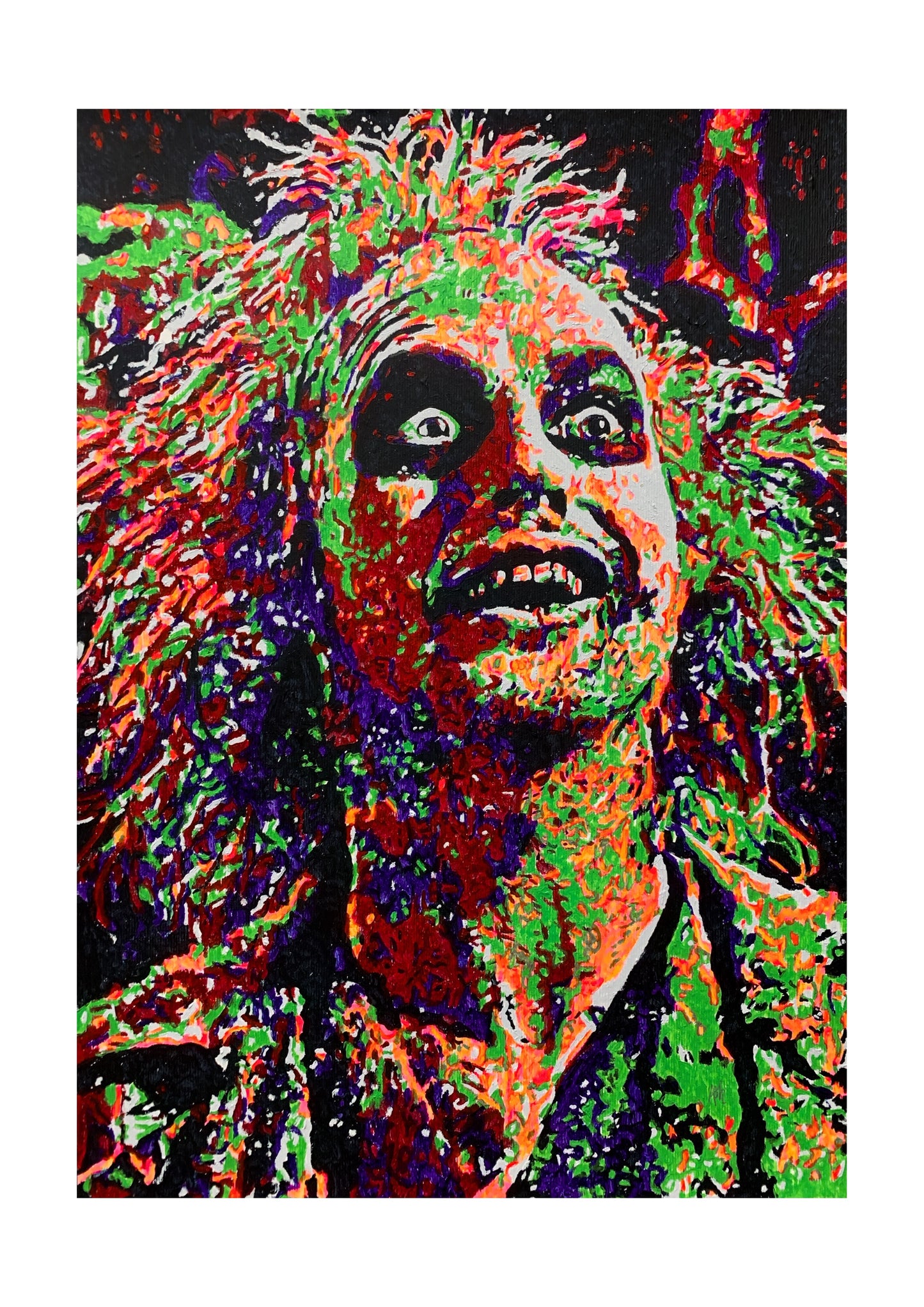 Beetlejuice Michael Keaton Signed Print (various sizes)