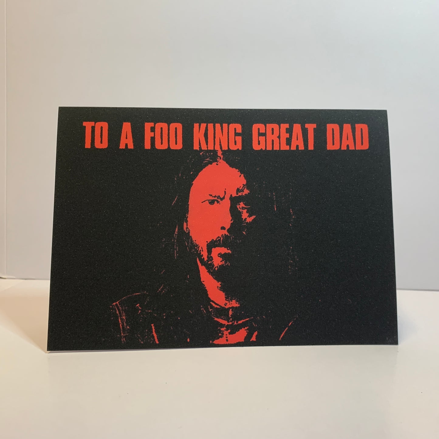 Father's Day - Foo Fighters (Dave Grohl) Card: 13 x 18cm