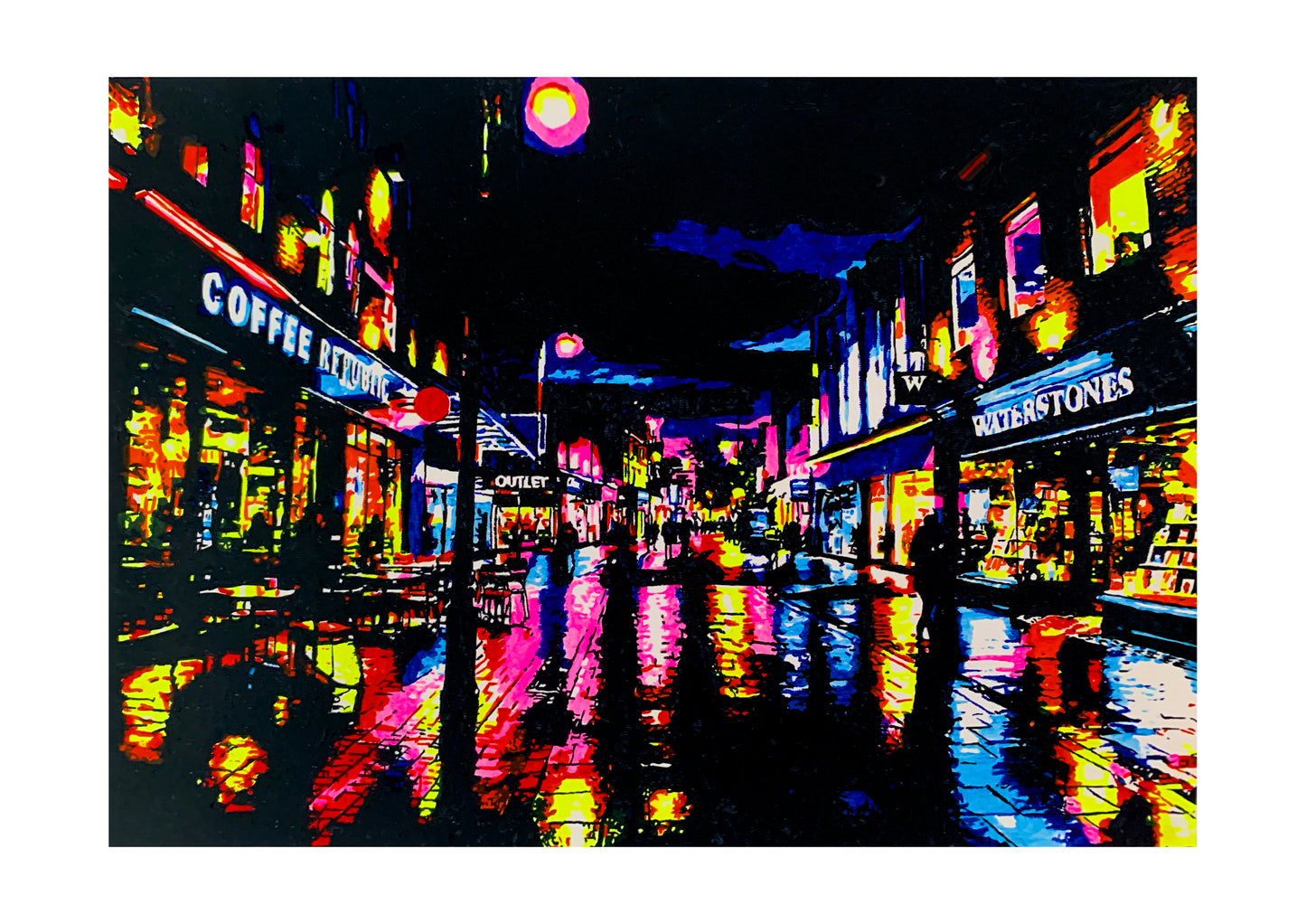Neon Chatham High Street Signed Print (various sizes)