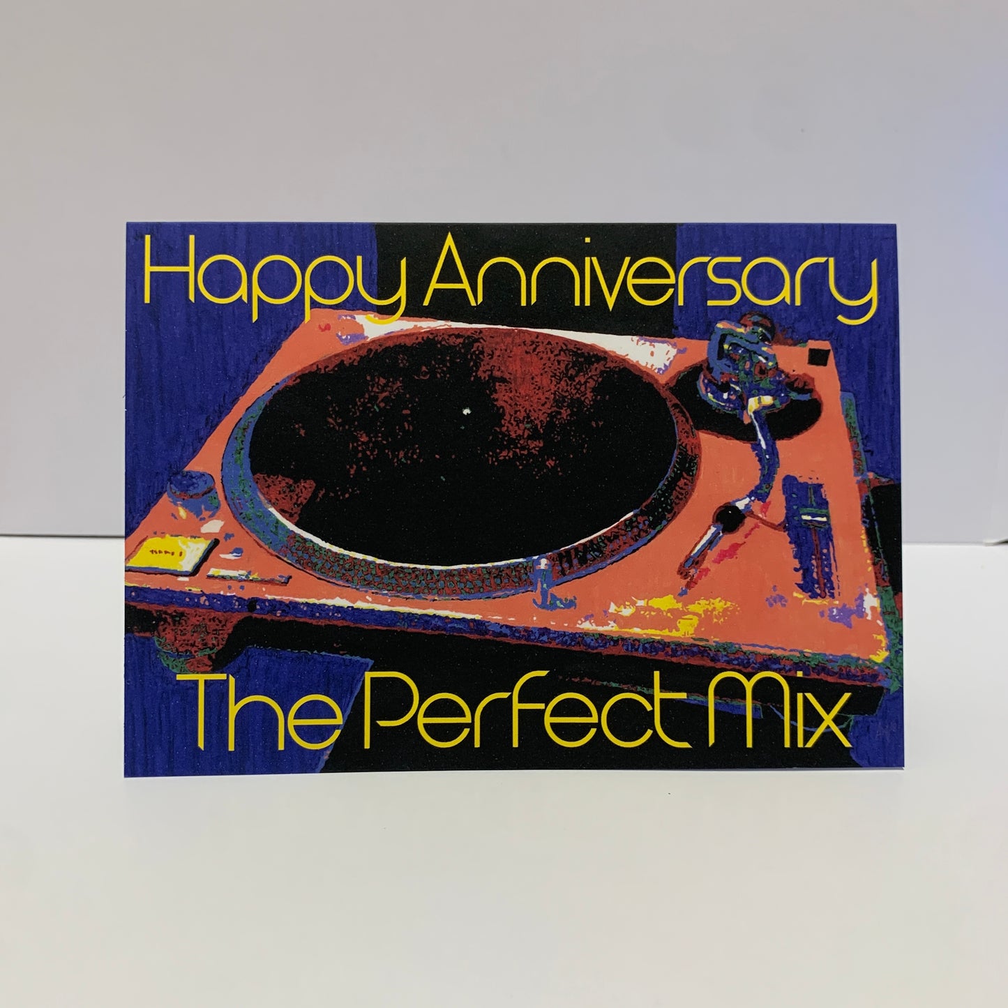 Anniversary Perfect Mix DJ Decks Card: 13 x 18cm