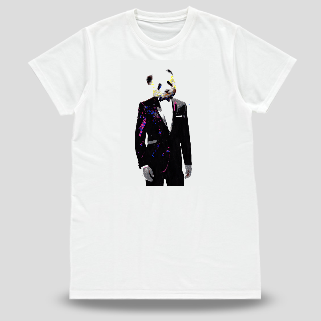 T-Shirt Panda DJ (unisex adult and child)