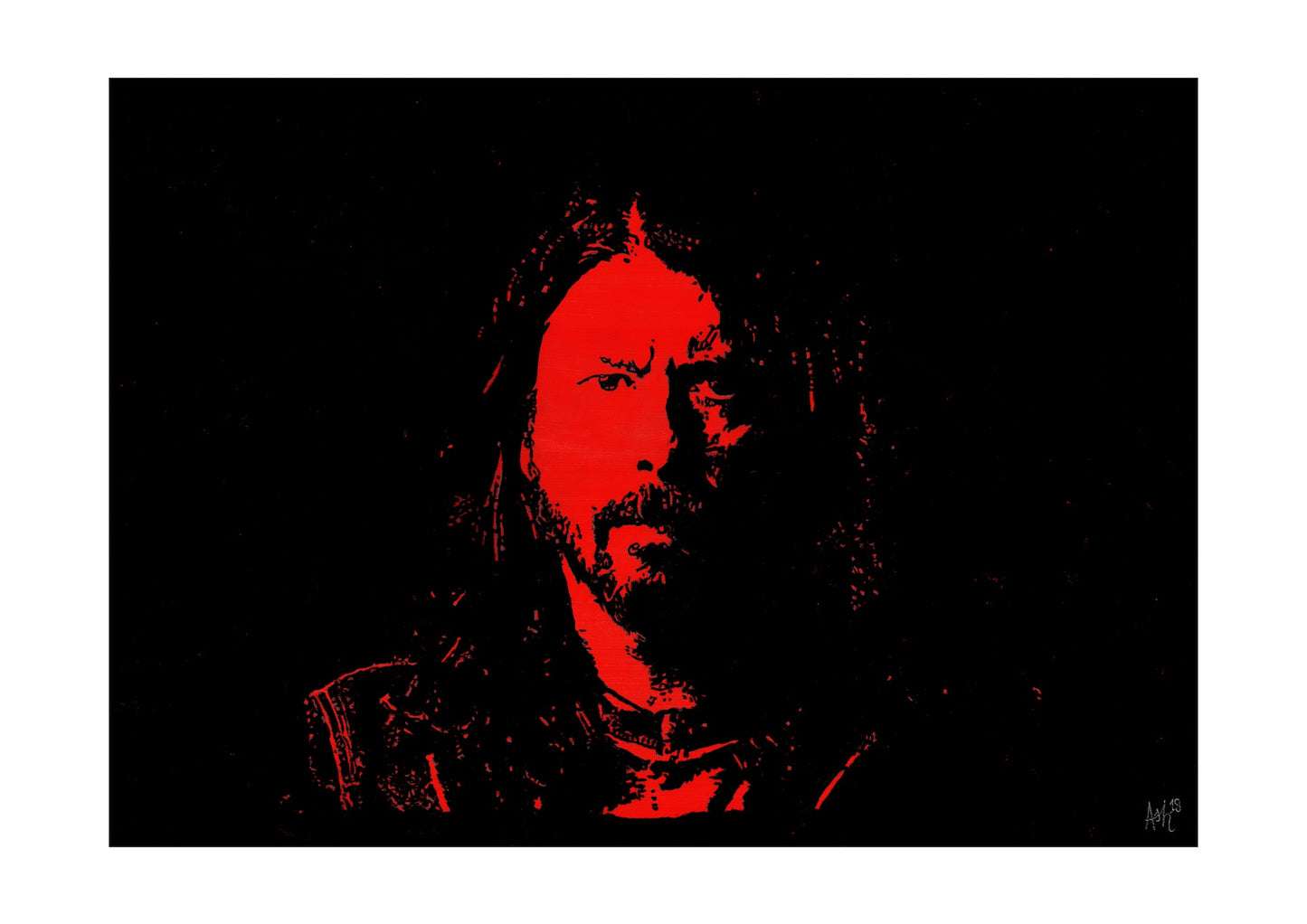 Dave Grohl Signed Print (various sizes)