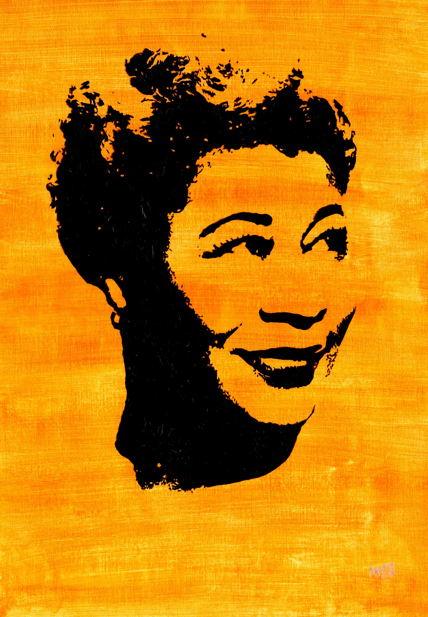 Original Painting of Ella Fitzgerald (unframed)