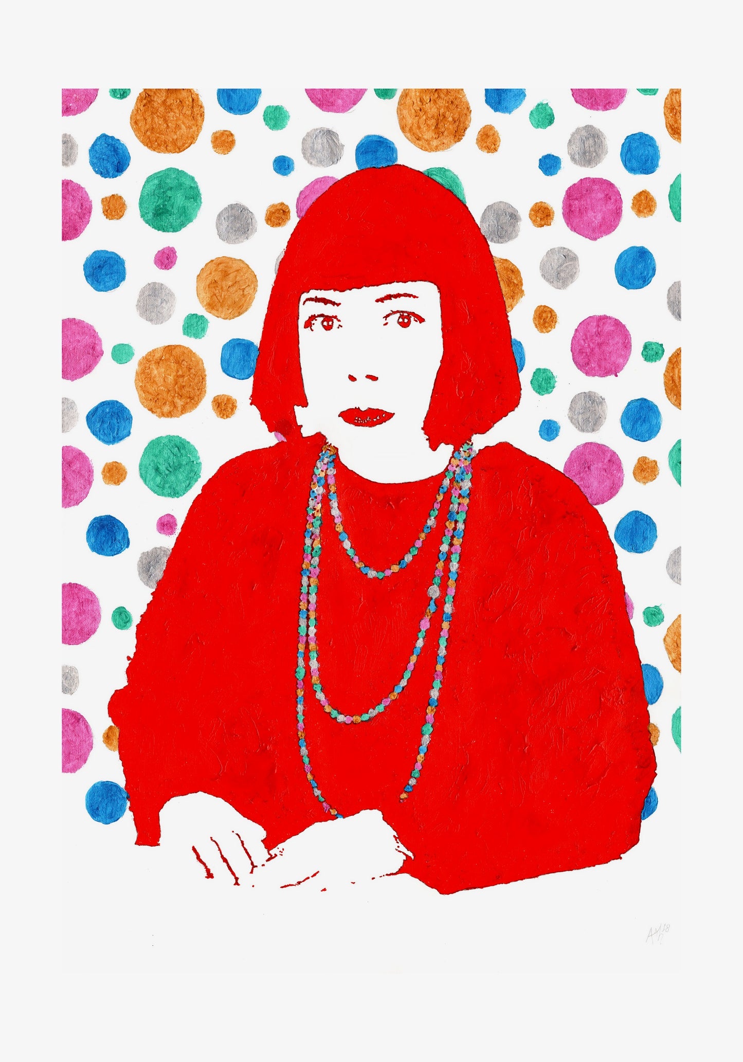 Yayoi Kusama Signed Print (various sizes)