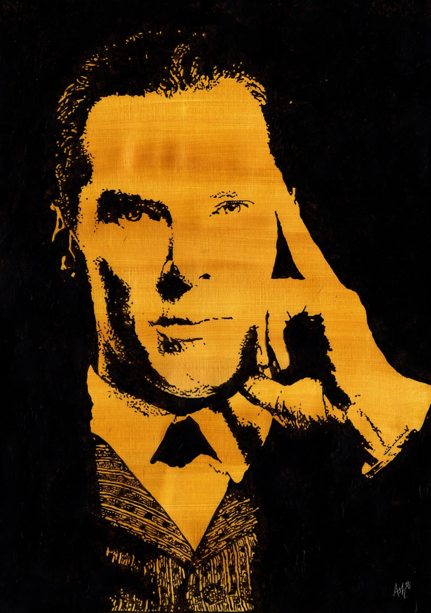 Original Painting of Benedict Cumberbatch (unframed)