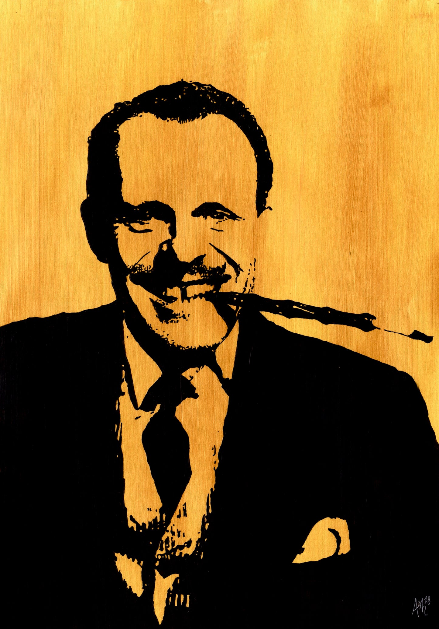 Original Painting of Terry Thomas (unframed)