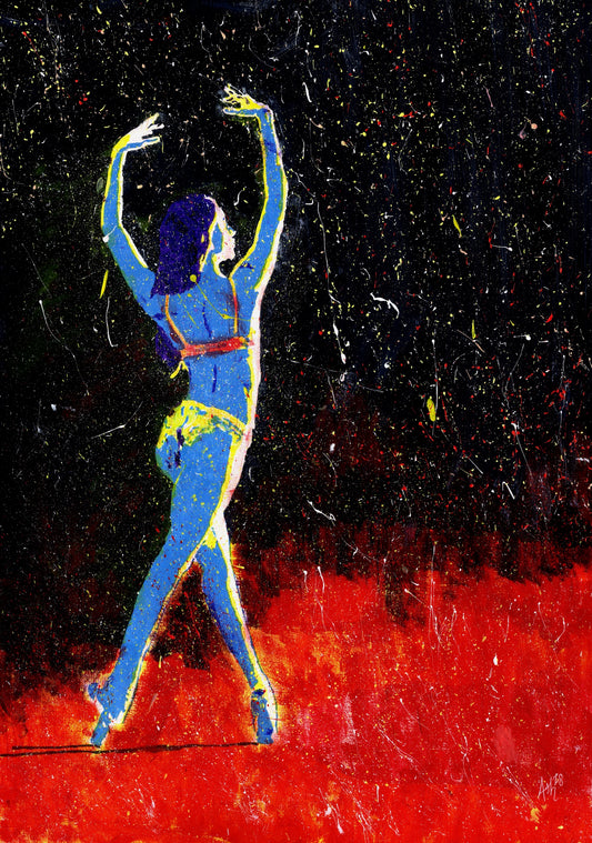 Fire And Ice Dancer Signed Print (various sizes)