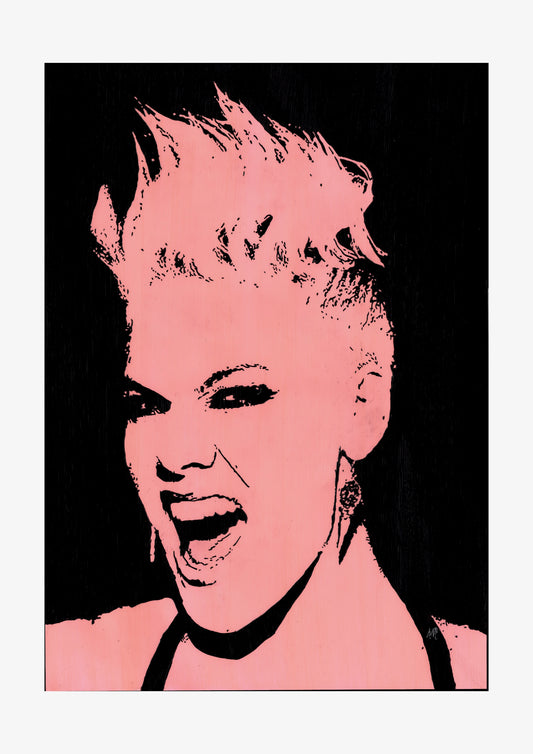 Pink Signed Print