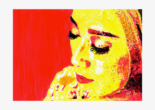 Golden Hijab Signed Print